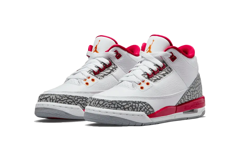 Jordan 3 Retro Cardinal (GS) - Image 1