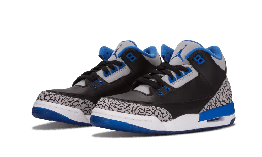 Jordan 3 Retro Sport Blue (GS) - Image 1