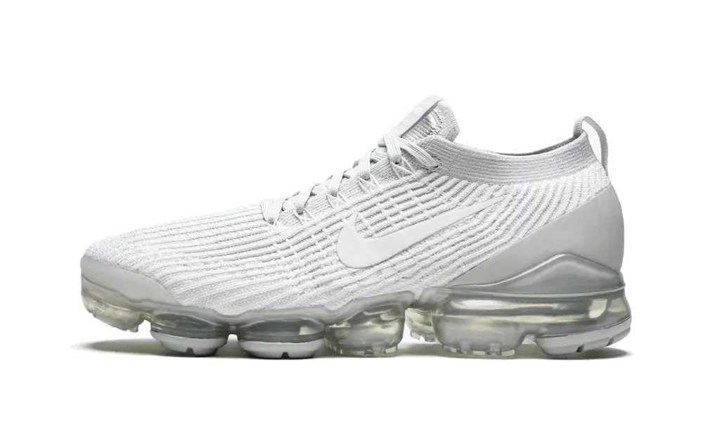 Nike Air VaporMax Flyknit 3 White Pure Platinum