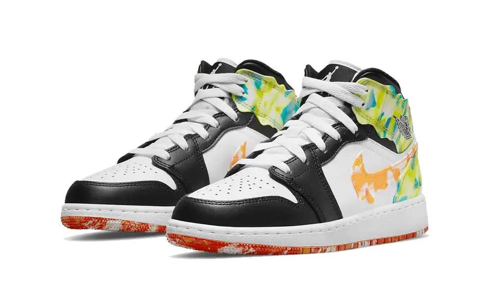 Jordan 1 Mid SE Slim Vortex (GS) - Image 1