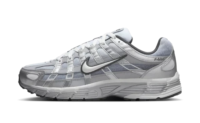 Nike P-6000 Metallic Silver Summit White-Wolf Grey