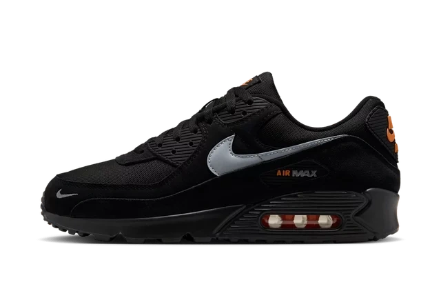 Nike Air Max 90 Mini Swoosh 'Black & Total Orange'