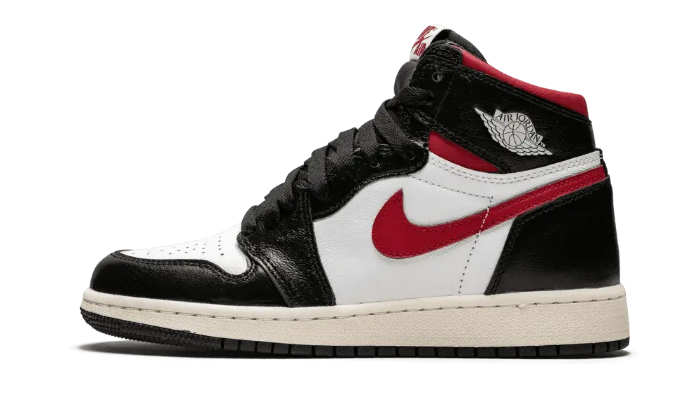 Jordan 1 Retro High Black Gym Red (GS)