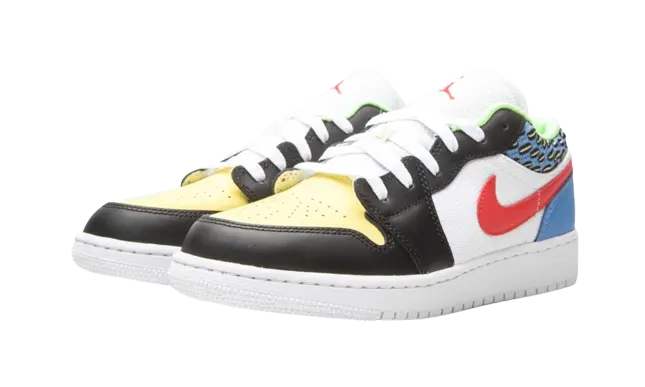 Jordan 1 Low Children's Art (GS) - Image 1
