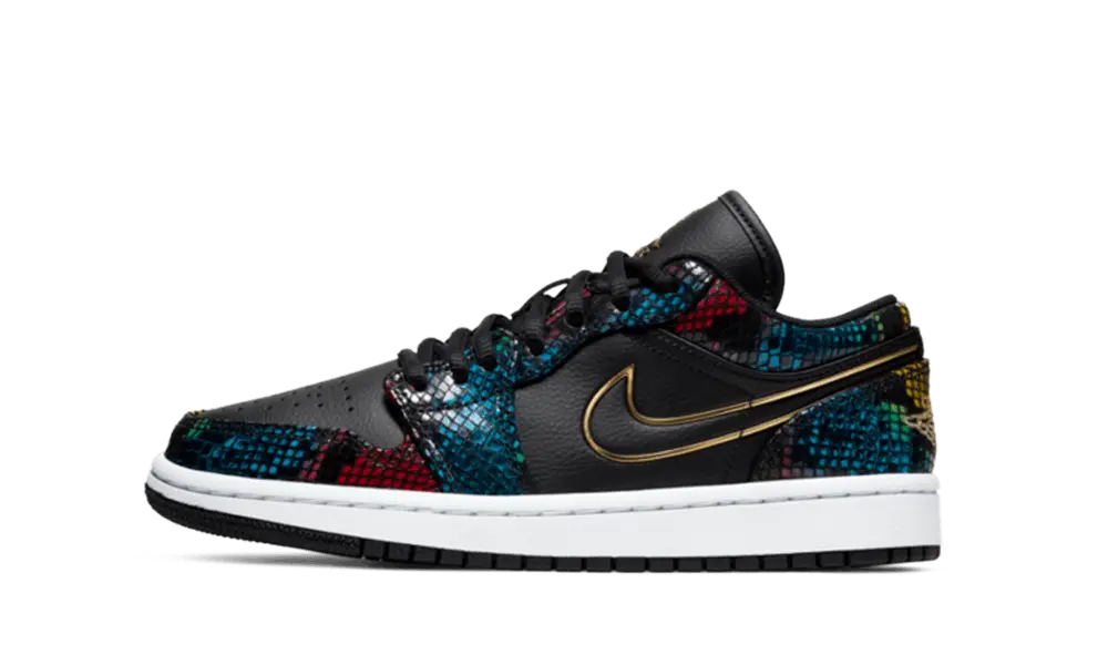 Jordan 1 Low Multicolor Snakeskin (2020) (W)