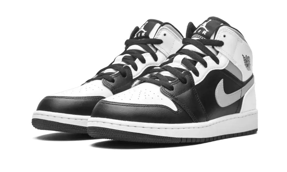 Jordan 1 Mid White Shadow (GS) - Image 1