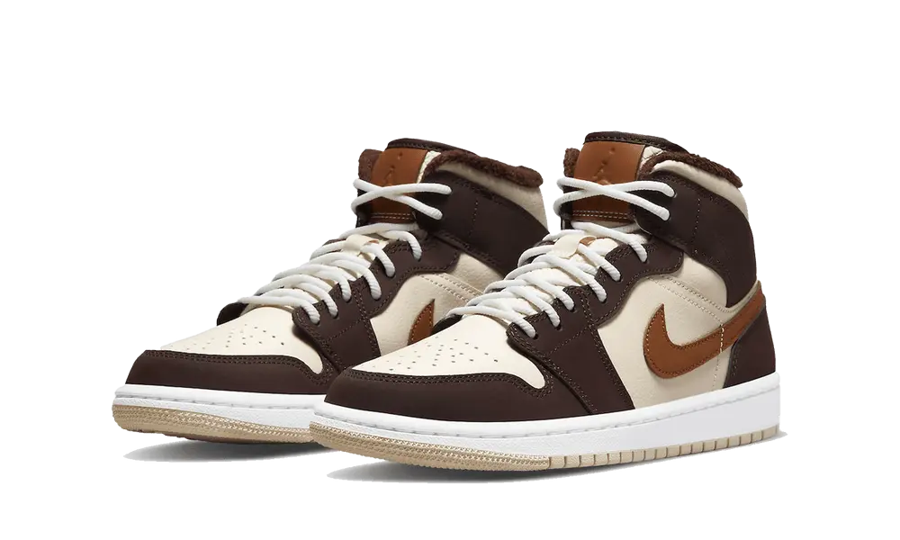 Jordan 1 Mid SE Brown Basalt Oatmeal (W) - Image 1