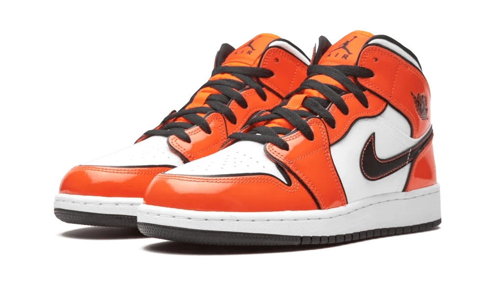 Jordan 1 Mid Turf Orange (GS) - Image 1