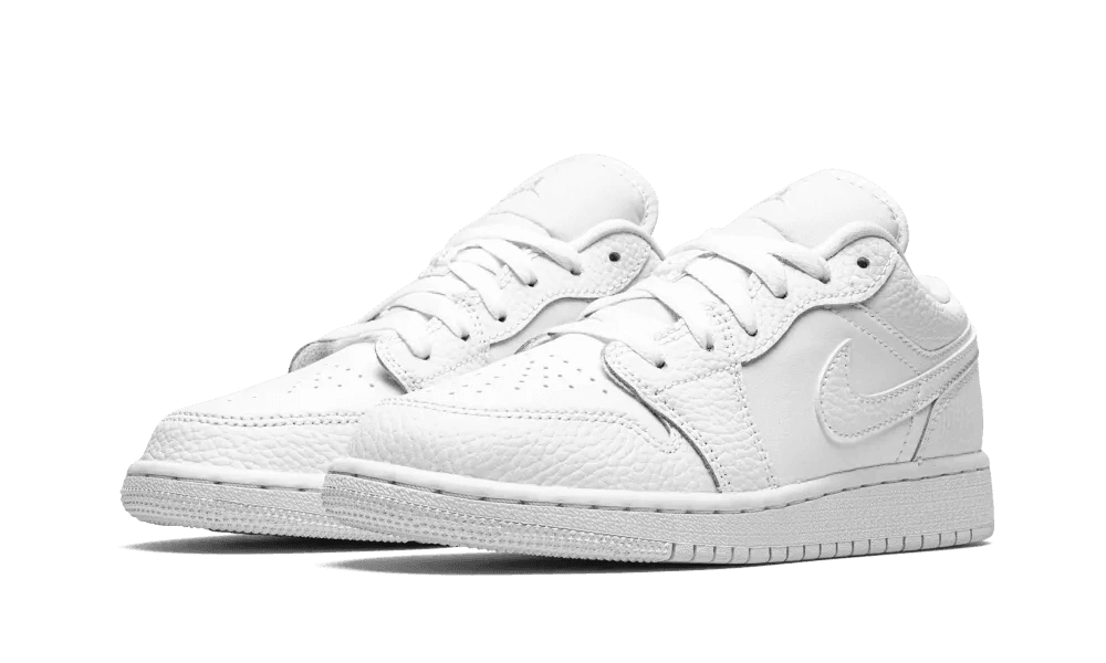 Jordan 1 Low White (GS) - Image 1