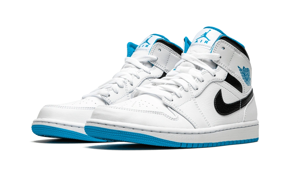 Jordan 1 Mid Laser Blue - Image 1