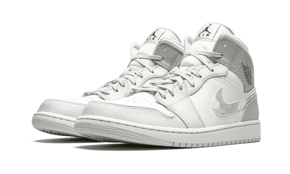 Jordan 1 Mid Grey Camo - Image 1