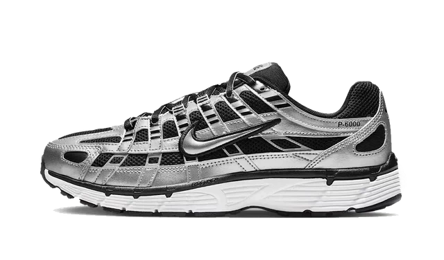 Nike P-6000 WMNS 'Black & Metallic Silver' (W)