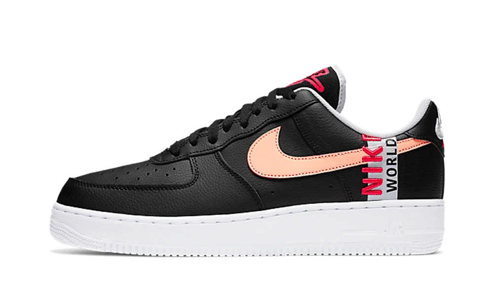 Nike Air Force 1 Low '07 LV8 Worldwide Pack Black Flash Crimson