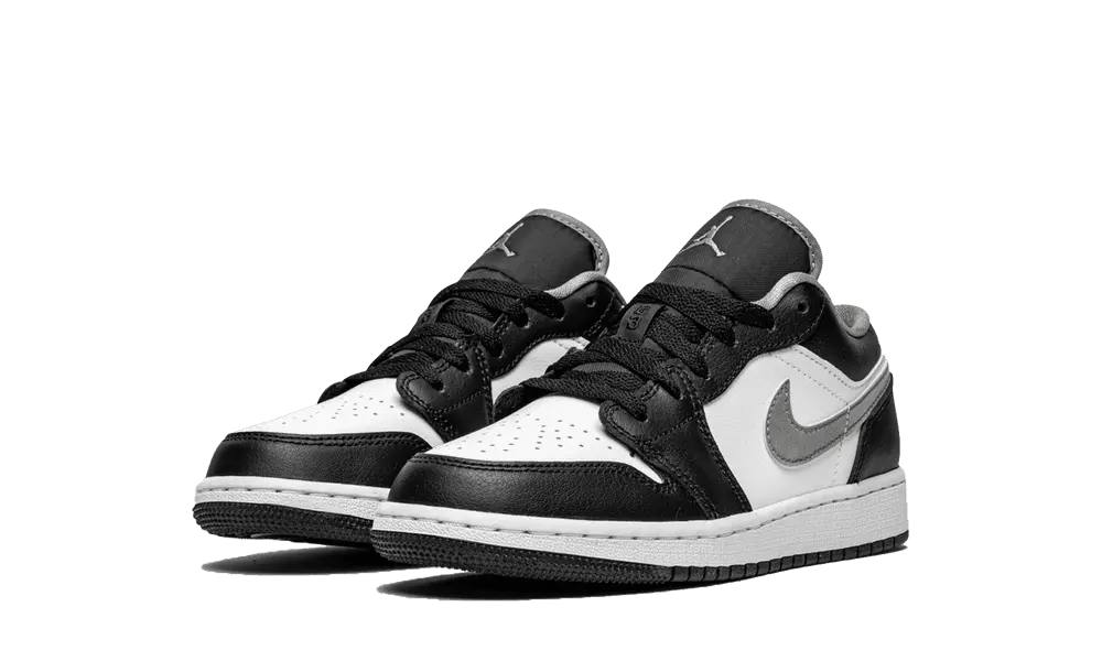 Jordan 1 Low Black White Grey (GS) - Image 1
