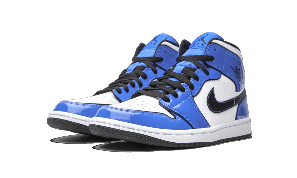 Jordan 1 Mid Signal Blue - Image 1