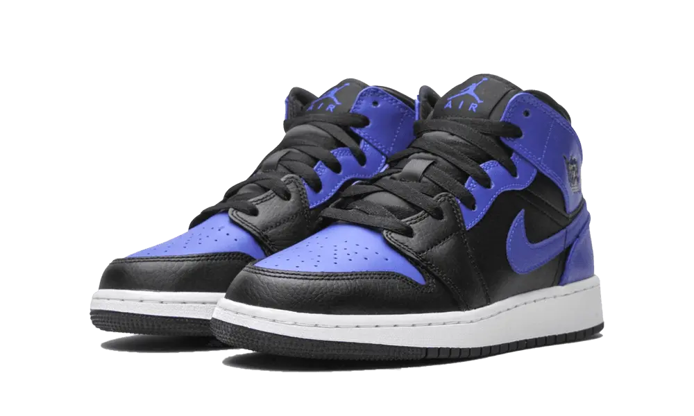 Jordan 1 Mid Hyper Royal (GS) - Image 1