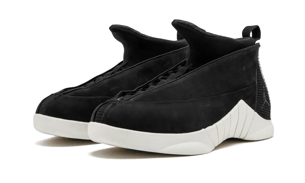 Jordan 15 Retro PSNY Black Suede - Image 1