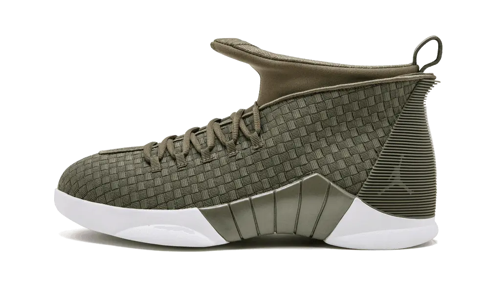 Jordan 15 Retro PSNY Woven Olive