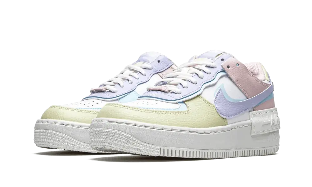 Nike Air Force 1 Shadow White Glacier Blue Ghost (W) - Image 1