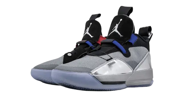 Jordan XXXIII Metallic Silver Black All Star - Image 1