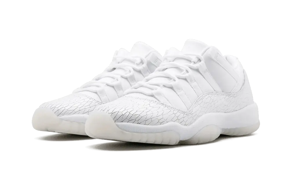 Jordan 11 Retro Low Heiress Pure Platinum (GS) - Image 1