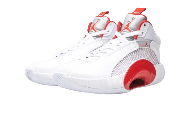 Jordan XXXV Fire Red (White Sole) - Image 1