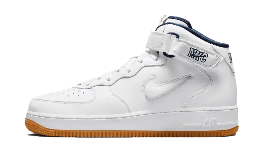 Nike Air Force 1 Mid QS Jewel NYC White Midnight Navy