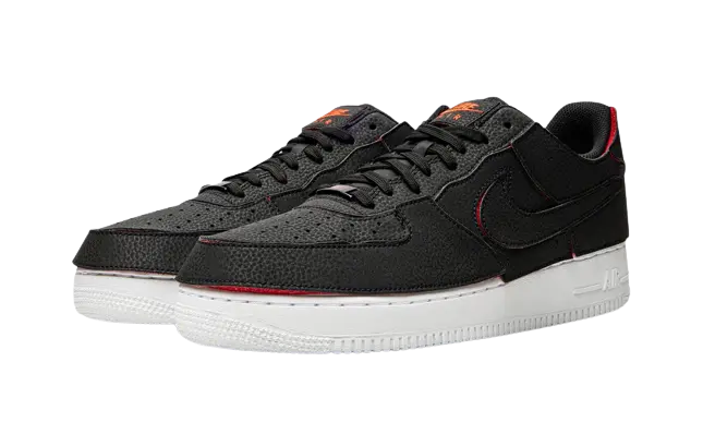 Nike Air Force 1 Low 1/1 Black Chile Red - Image 1