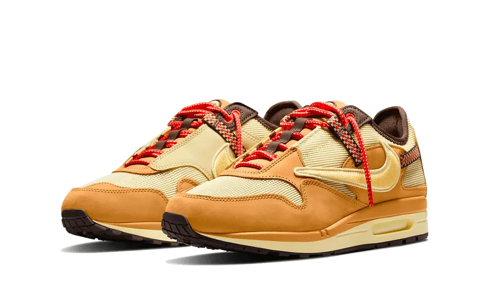 Nike Air Max 1 Travis Scott Cactus Jack Wheat Lemon Drop - Image 1