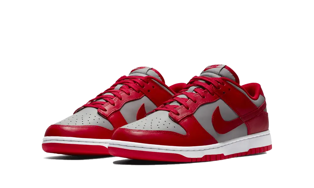 Nike Dunk Low Retro Medium Grey Varsity Red UNLV (GS) (2021) - Image 1