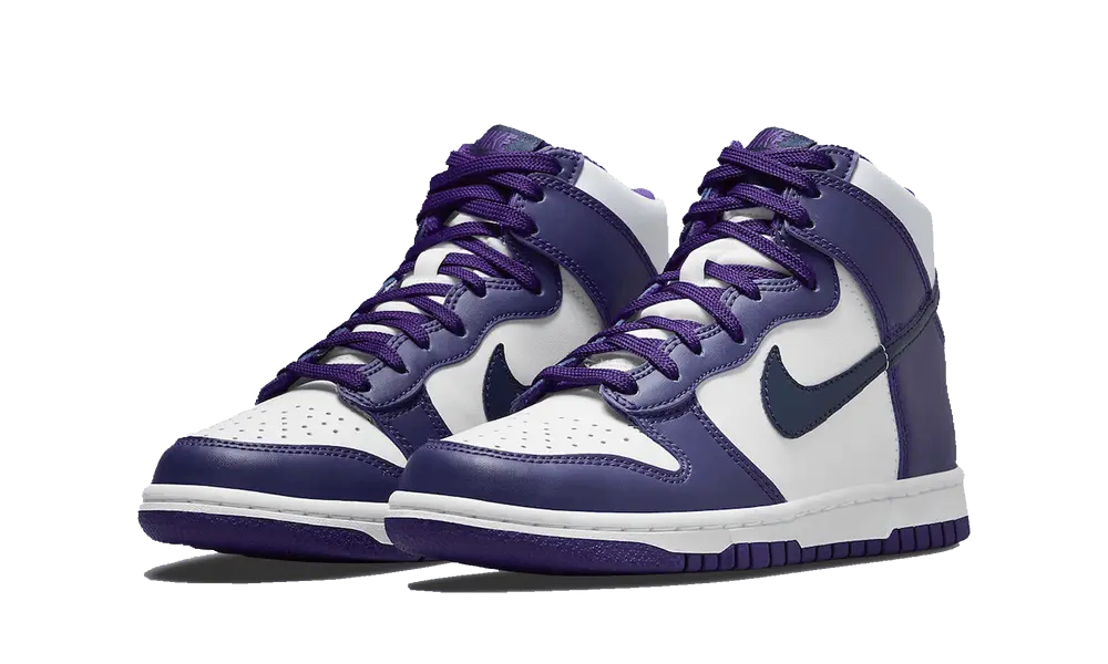 Nike Dunk High Electro Purple Midnght Navy (GS) - Image 1