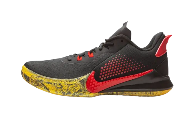 Nike Mamba Fury Black White Smoke Grey