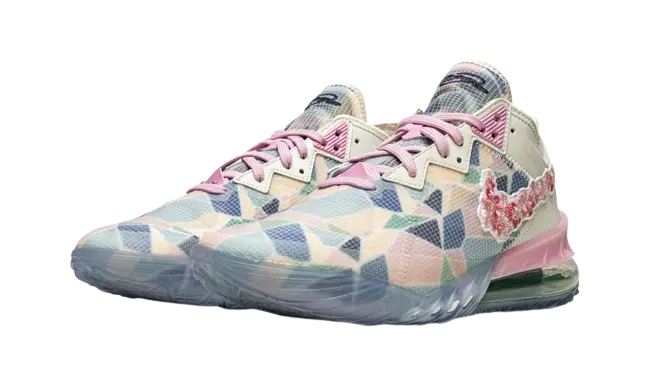 Nike LeBron 18 Low Atmos Cherry Blossom - Image 1