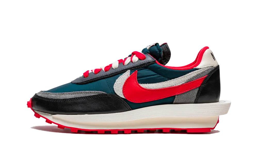 Nike LD Waffle sacai Undercover Midnight Spruce University Red