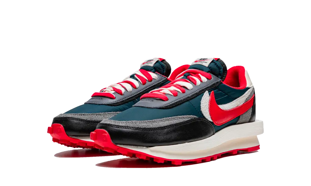 Nike LD Waffle sacai Undercover Midnight Spruce University Red - Image 1