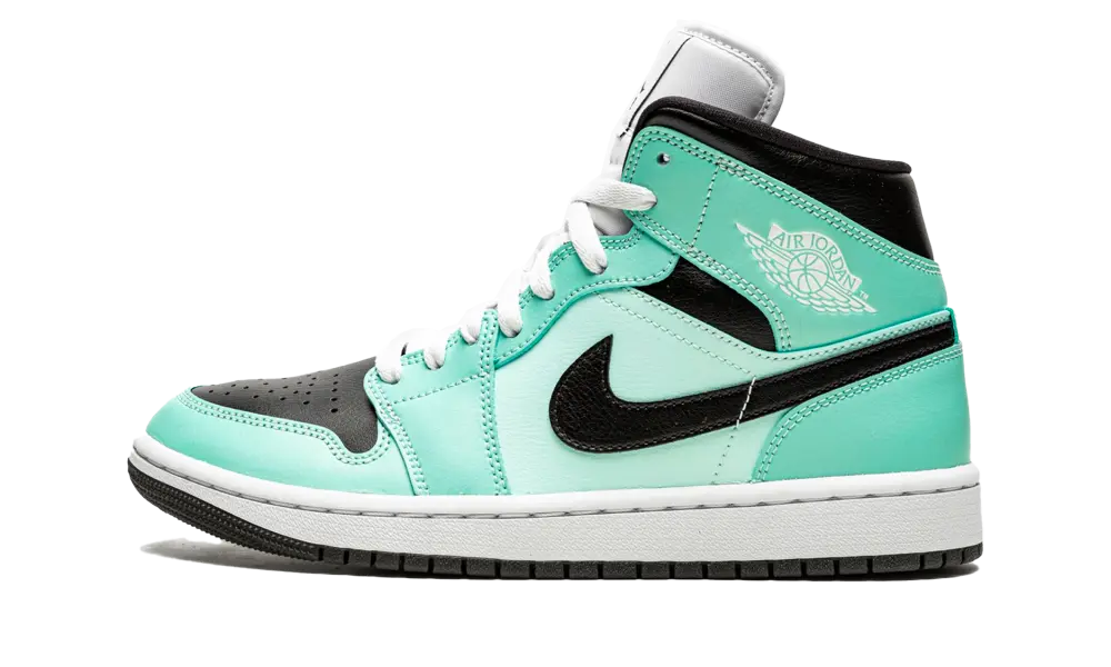 Jordan 1 Mid Aqua Blue Tint (W)