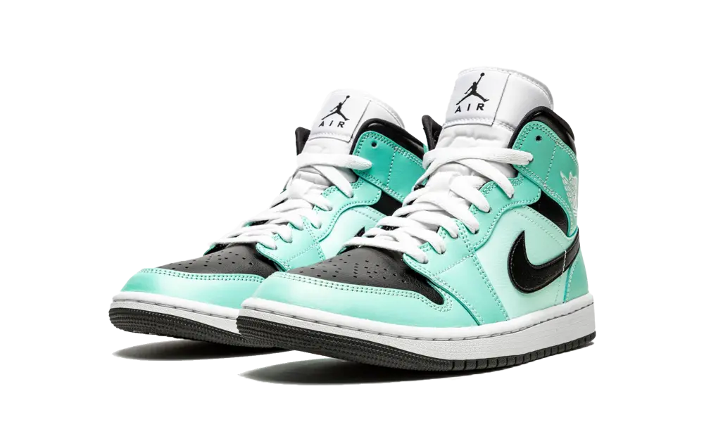 Jordan 1 Mid Aqua Blue Tint (W) - Image 1