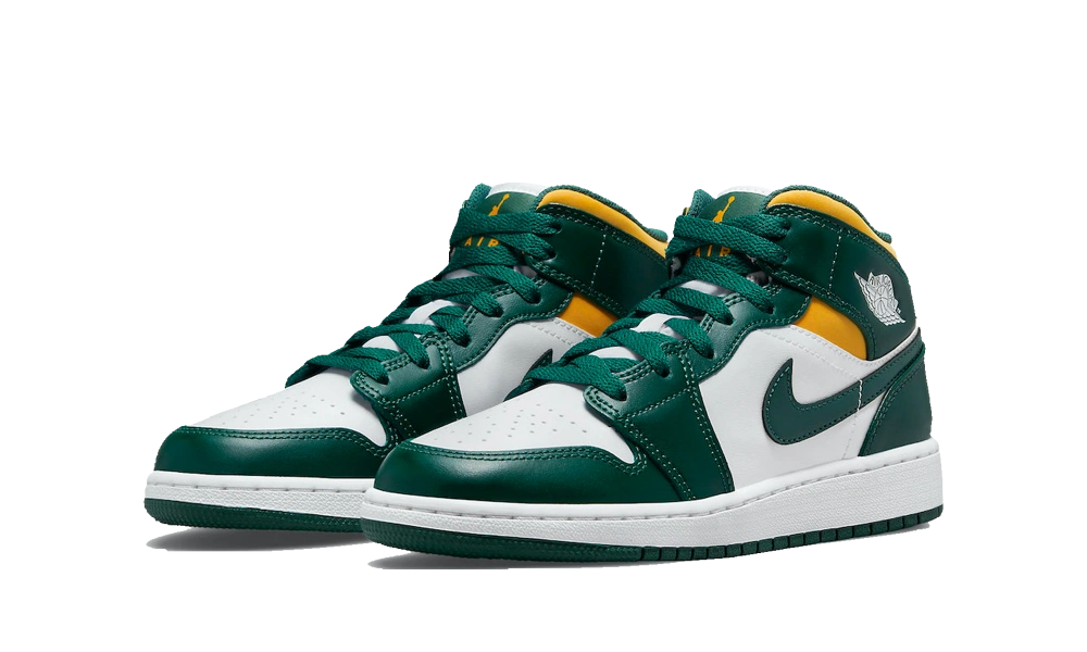 Jordan 1 Mid Sonics (2021) (GS) - Image 1