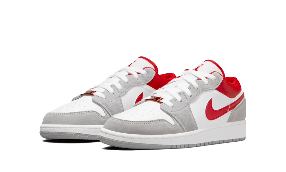 Jordan 1 Low SE Light Smoke Grey Gym Red - Image 1