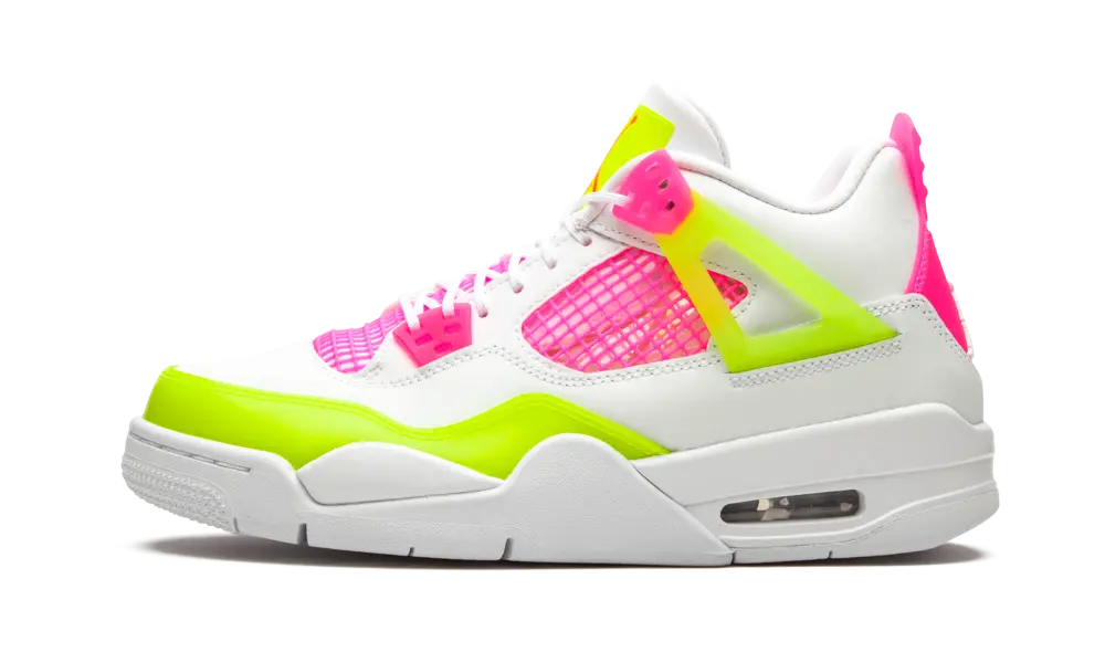 Jordan 4 Retro White Lemon Pink (GS)