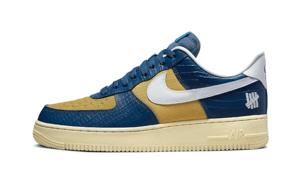 Nike Air Force 1 Low SP Undefeated 5 On It Blue Yellow Croc