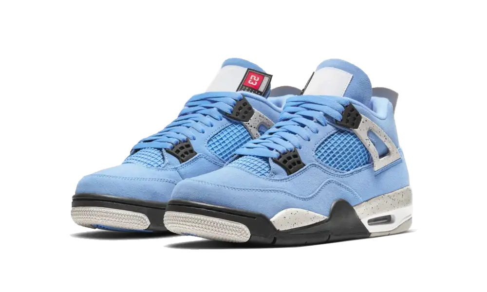 Jordan 4 Retro University Blue (GS) - Image 1