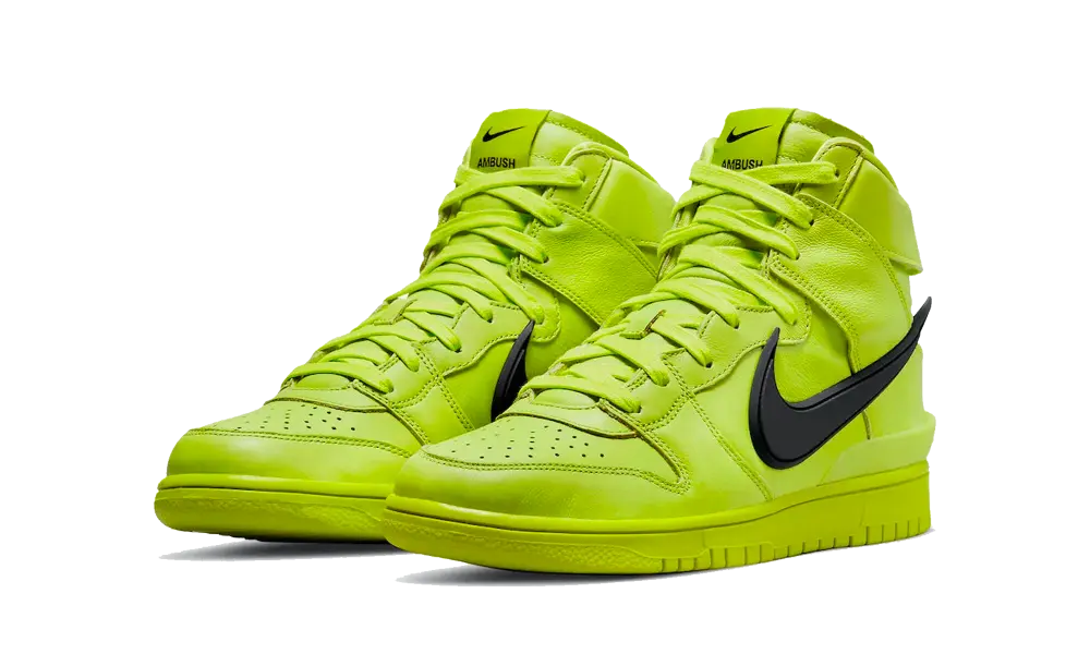 Nike Dunk High AMBUSH Flash Lime - Image 1