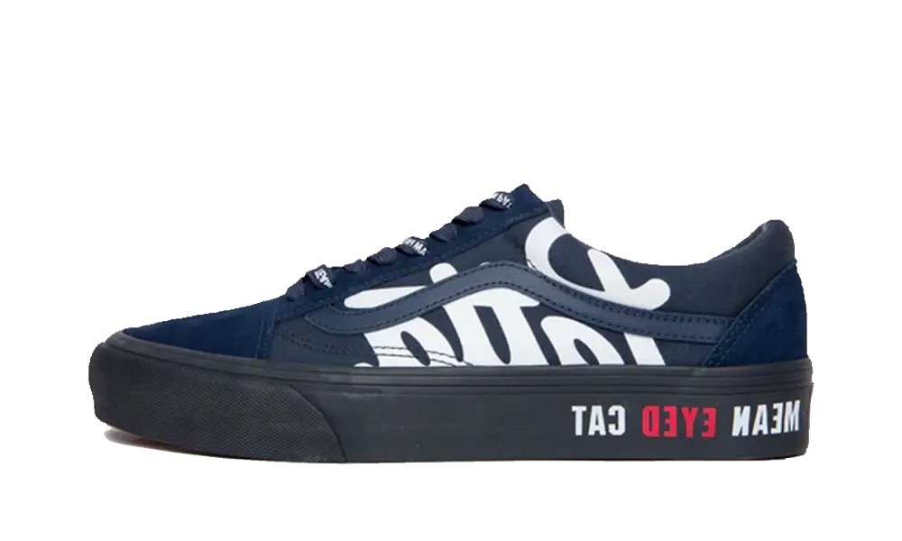 Vans UA Old Skool VLT LX Patta Mean Eyed Cat Salute Navy