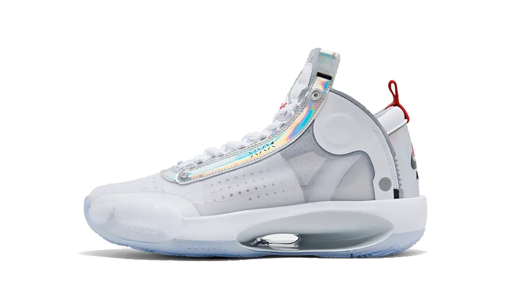 Jordan XXXIV White Metallic Silver