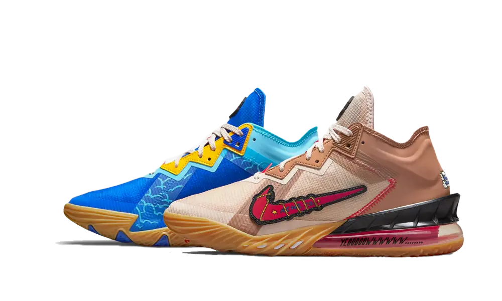 Nike Lebron 18 Low Wile E. vs Roadrunner Space Jam