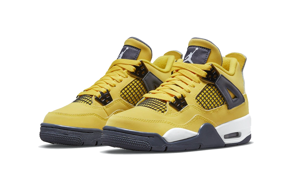 Jordan 4 Retro Lightning (2021) (GS) - Image 1