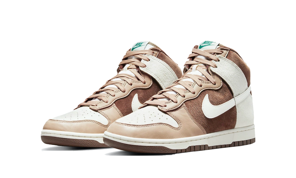 Nike Dunk High Light Chocolate - Image 1