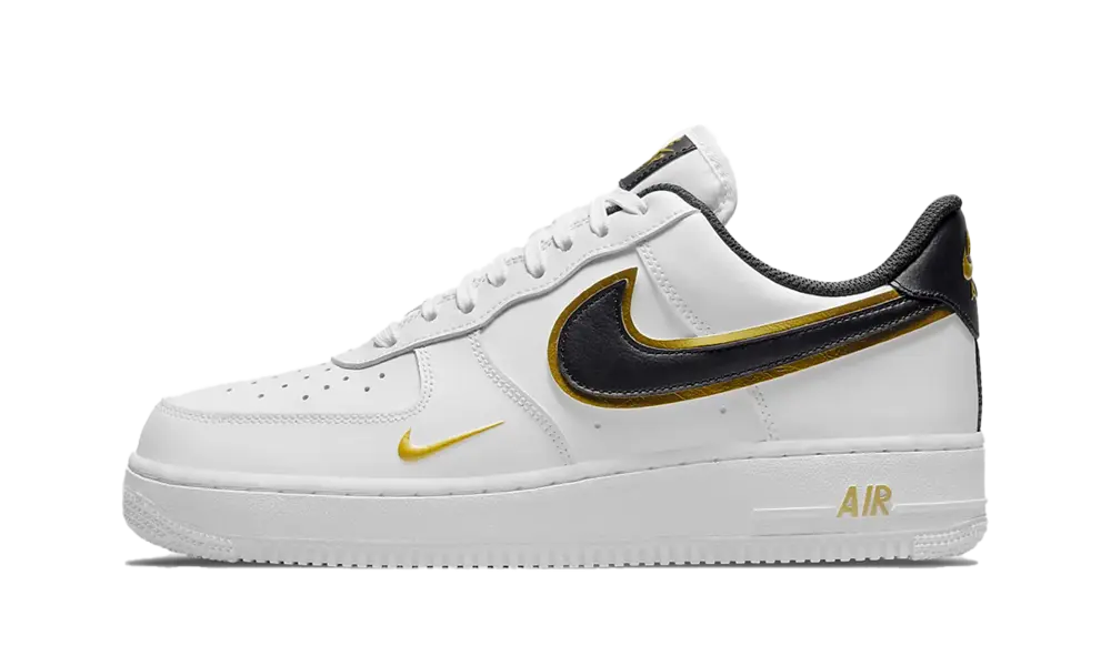 Nike Air Force 1 Low '07 LV8 Double Swoosh White Metallic Gold