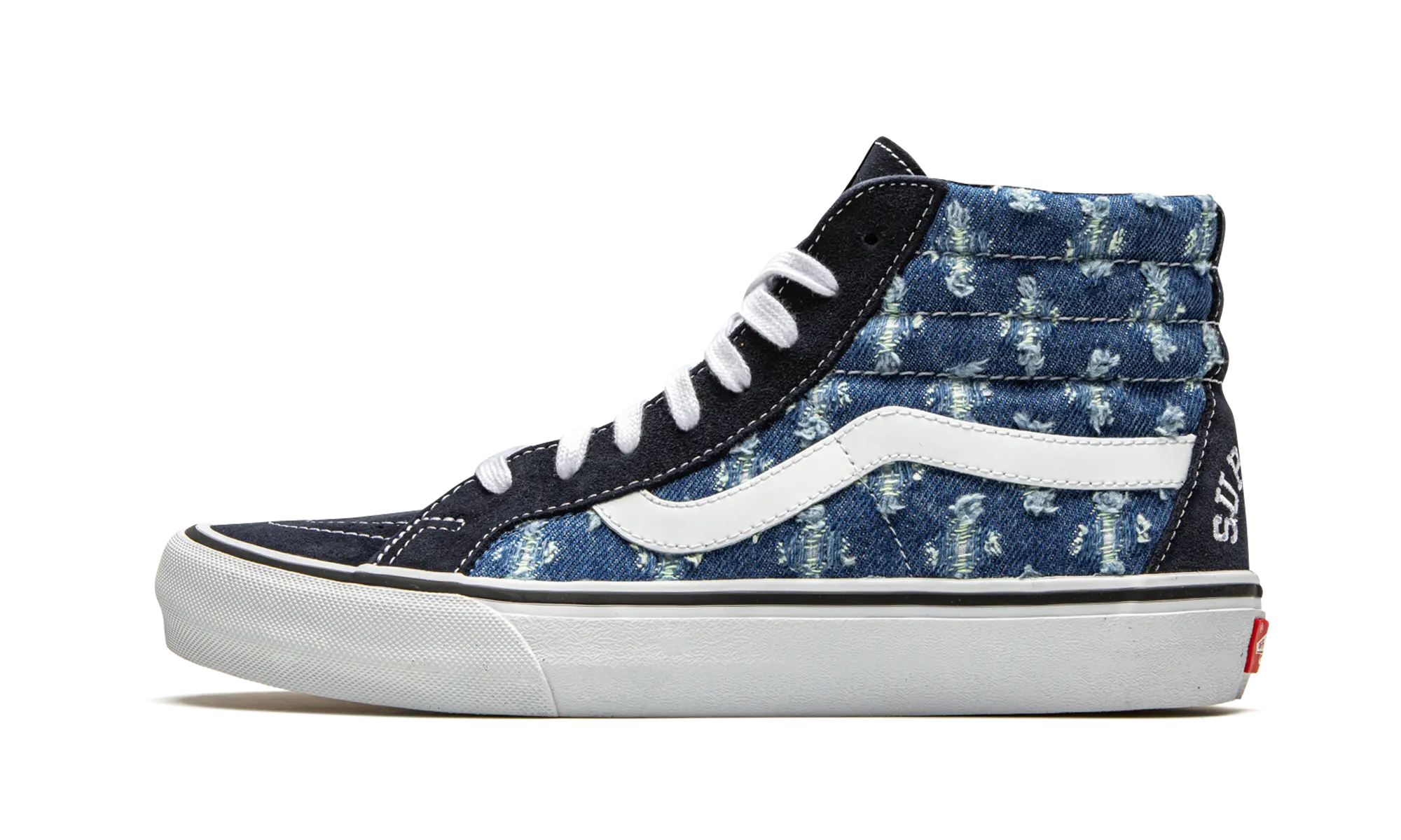 Vans Sk8-Hi Supreme Hole Punch Denim Blue